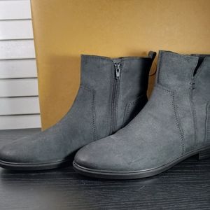 ECCO Touch 15 Suede Leather Ankle Boots - Size 8 Women